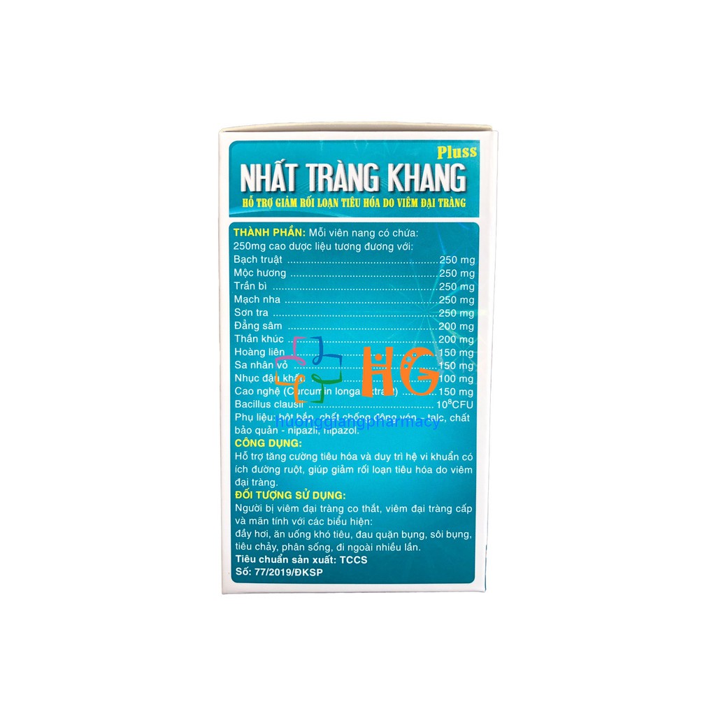 Nhất Tràng Khang - Hỗ trợ điều trị bệnh viêm đại tràng co thắt, viêm đại tràng cấp và mãn tính, giảm rối loạn tiêu hóa