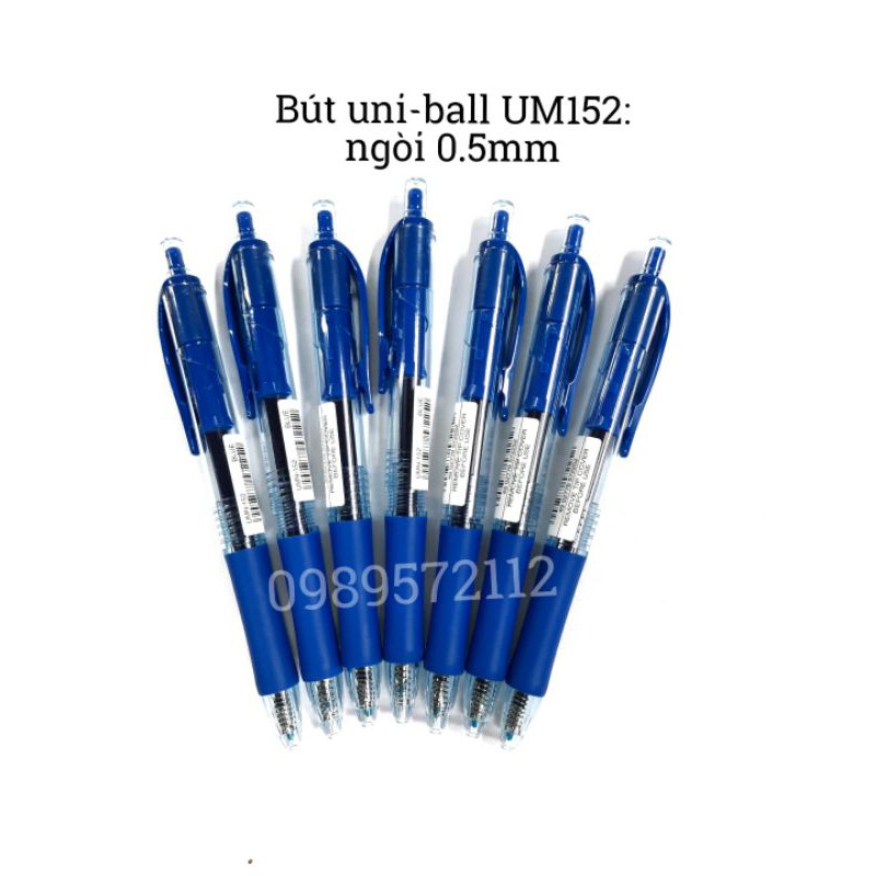 Bút uni-ball signo UMN-152-bi nước bấm ngòi 0.5mm.