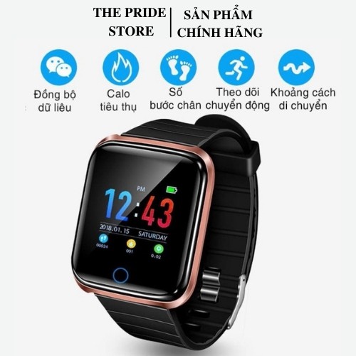 Đồng Hồ Thông Minh D28 Cao Cấp- Smartwatch Đa Chức Năng Kết Nối Bluetooth, Nhận Thông Báo Điện Thoại, Theo Dõi Sức Khỏe