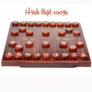 Bộ cờ tướng đá mã não cao cấp