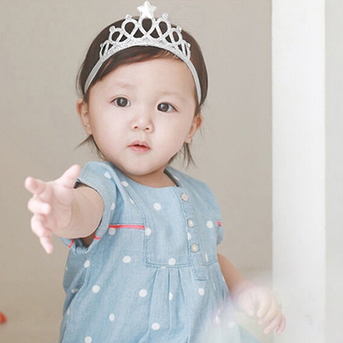 Vương miện công chúa thiết kế xinh xắn thời trang cho bé gái