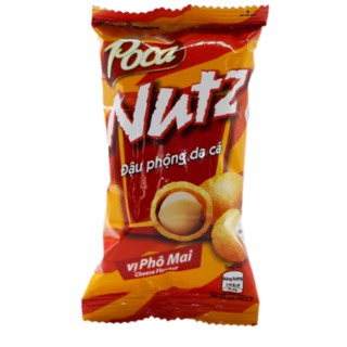 Snack Poca đậu phộng da cá vị phô mai/ cốt dừa gói 17g