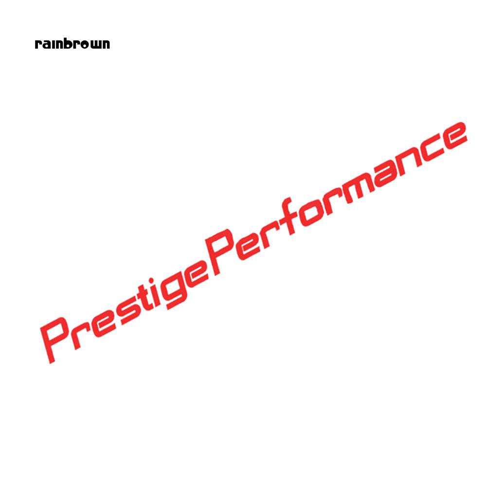 Miếng dán trang trí xe hơi chữ Prestige Performance thời trang