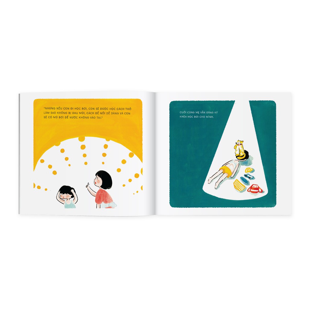 Sách ehon Nhật Bản - Kenta học bơi - dành cho trẻ từ 3-8 tuổi