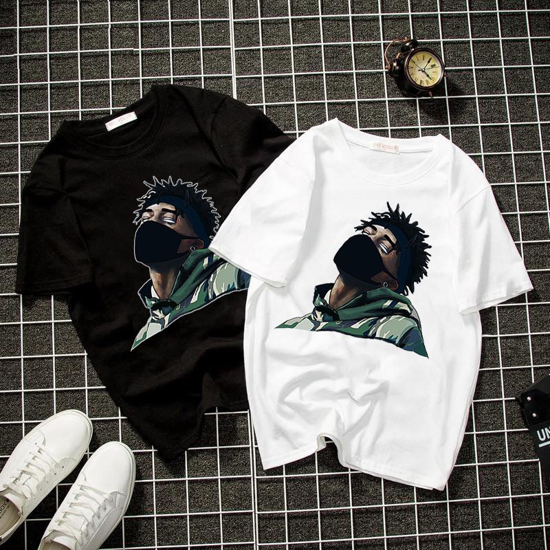 Áo thun unisex phong cách cá tính form rộng vải dày mịn 2019T922