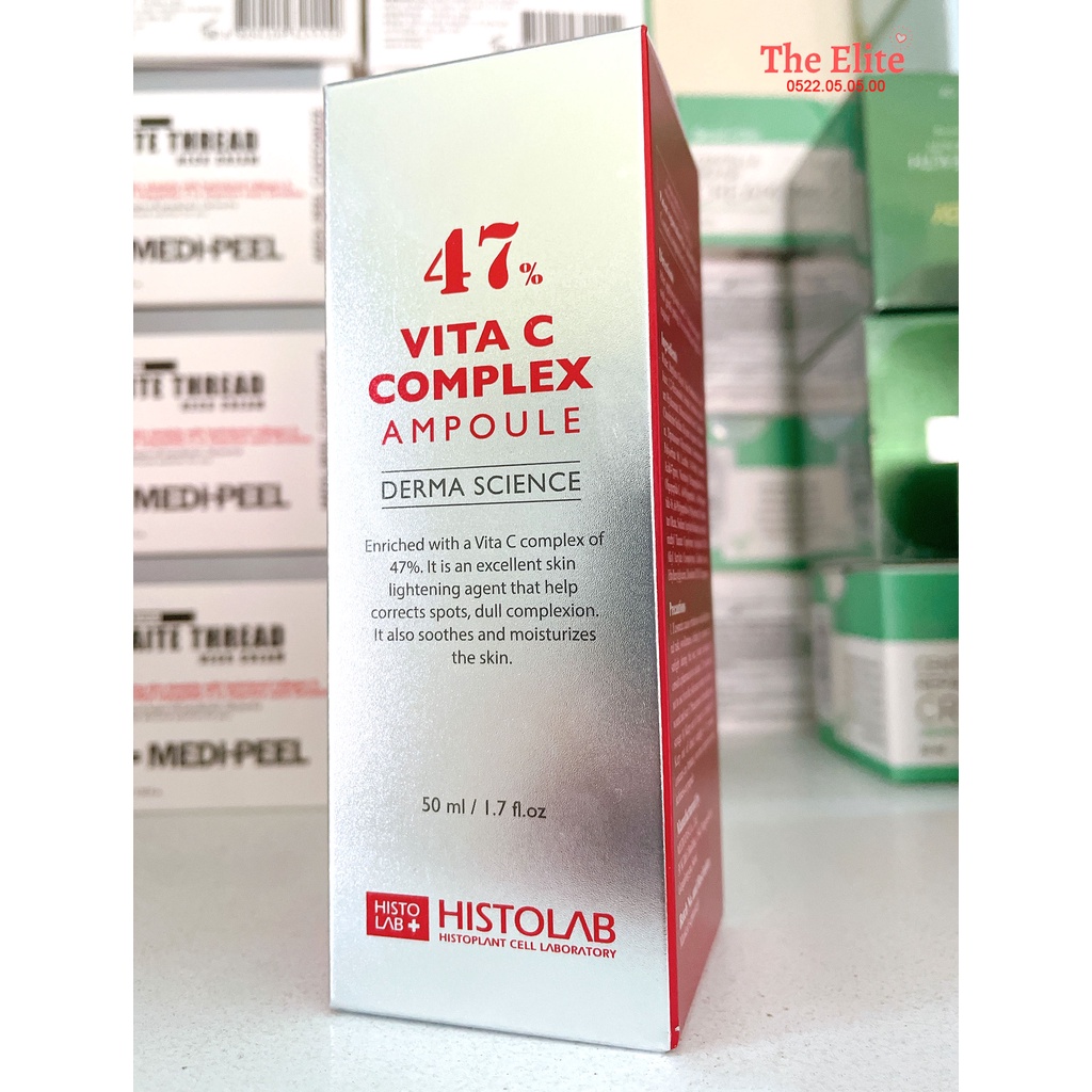 Serum Vita C Complex Ampoule 47 Histolab - Serum Dưỡng Sáng Da, Mờ Thâm 50 ml