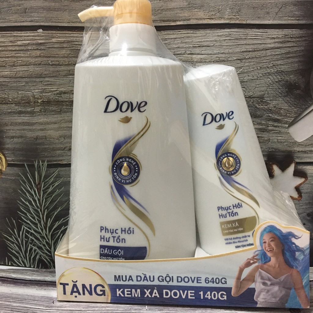 Combo Cặp dầu gội xả Dove Thái Lan 450ml