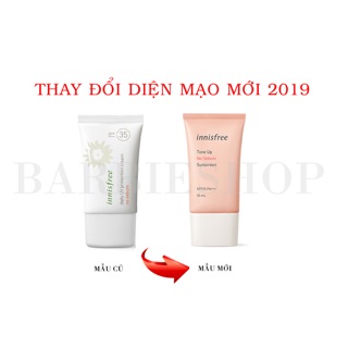 Kem Chống Nắng Nâng Tone, Kiềm Dầu Innisfree Tone Up No Sebum Sunscreen SPF35/PA+++ 50ml (New 2019)