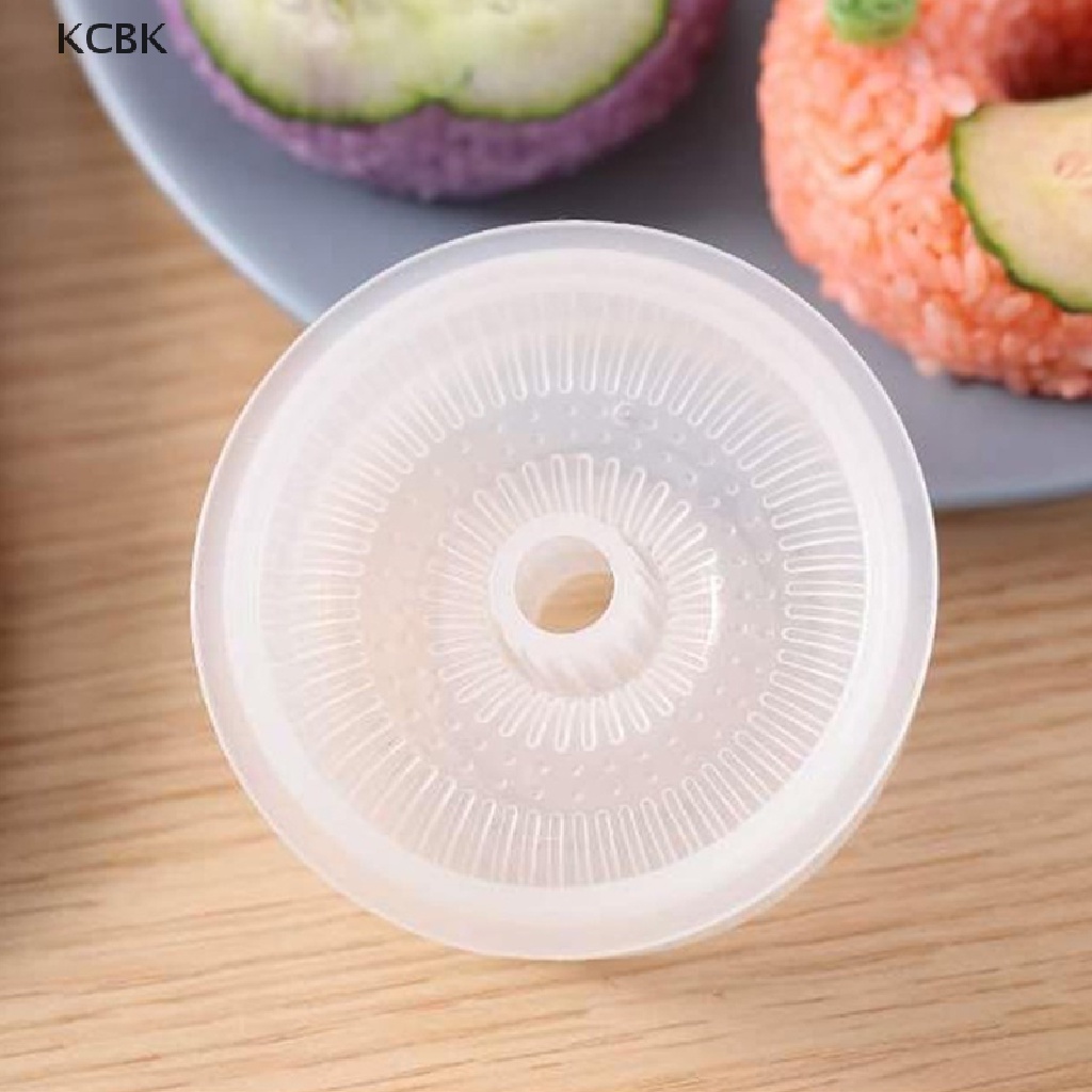 2 Khuôn Làm Cơm Nắm Chống Dính Hình Bánh Donut