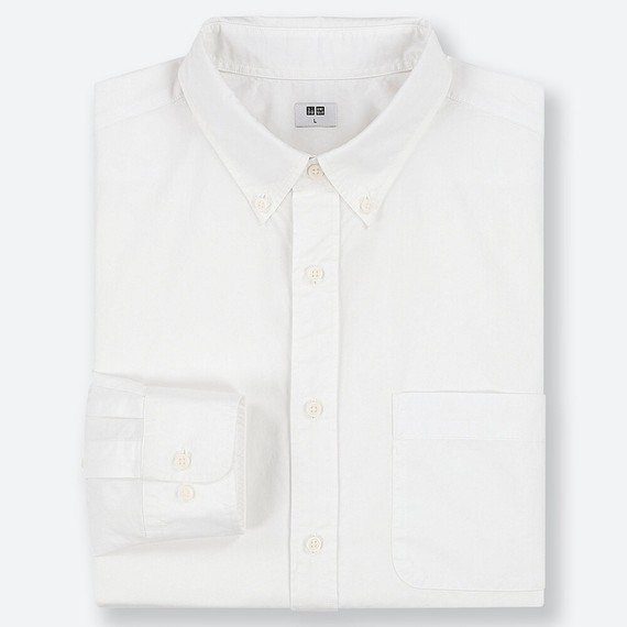 Áo sơ mi kẻ dài tay Uniqlo Nam ( Có bill )