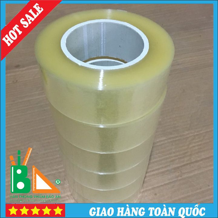 CHÍNH HÃNG Băng Dính Trong 5cm 0.5kg/Cuộn