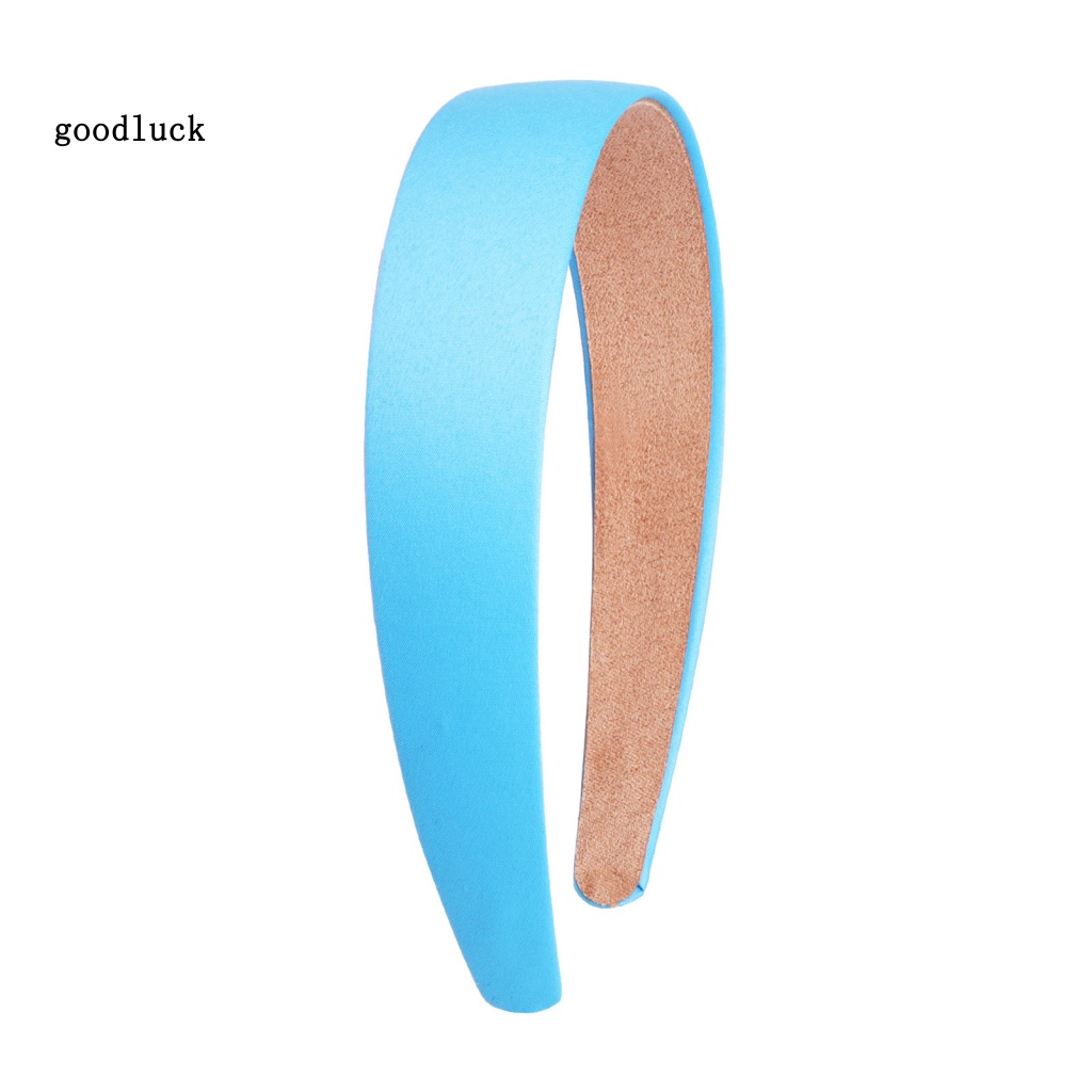 Chúc may mắn| Băng Đô Cài Tóc Màu Trơn 3cm Độ Bền Cao