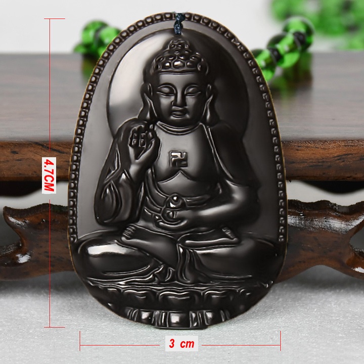 TẶNG KÈM dây chuỗi hạt - Dây chuyền mặt phật Phổ Hiền Bồ Tát cao cấp - Phật bản mệnh người tuổi Thìn, tuổi Tỵ