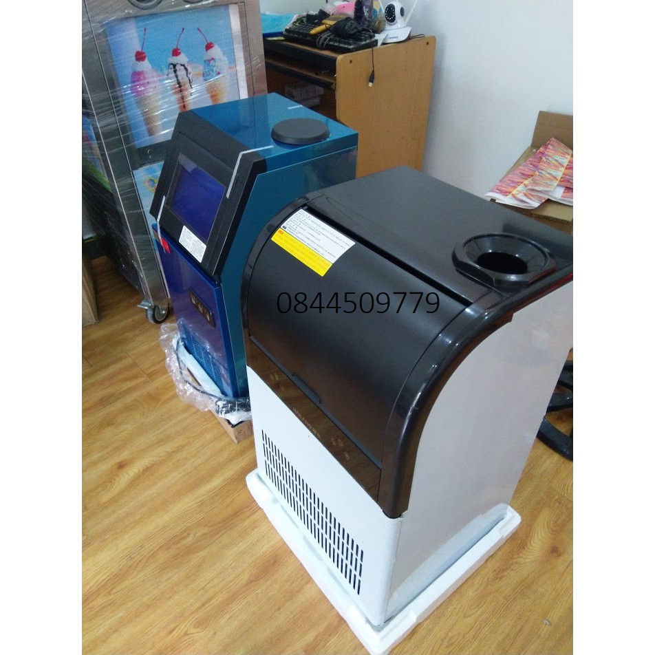 máy làm đá cao cấp HAILANG thiết kế độc đáo với 2 đường cấp nước công suất 65kg/24h