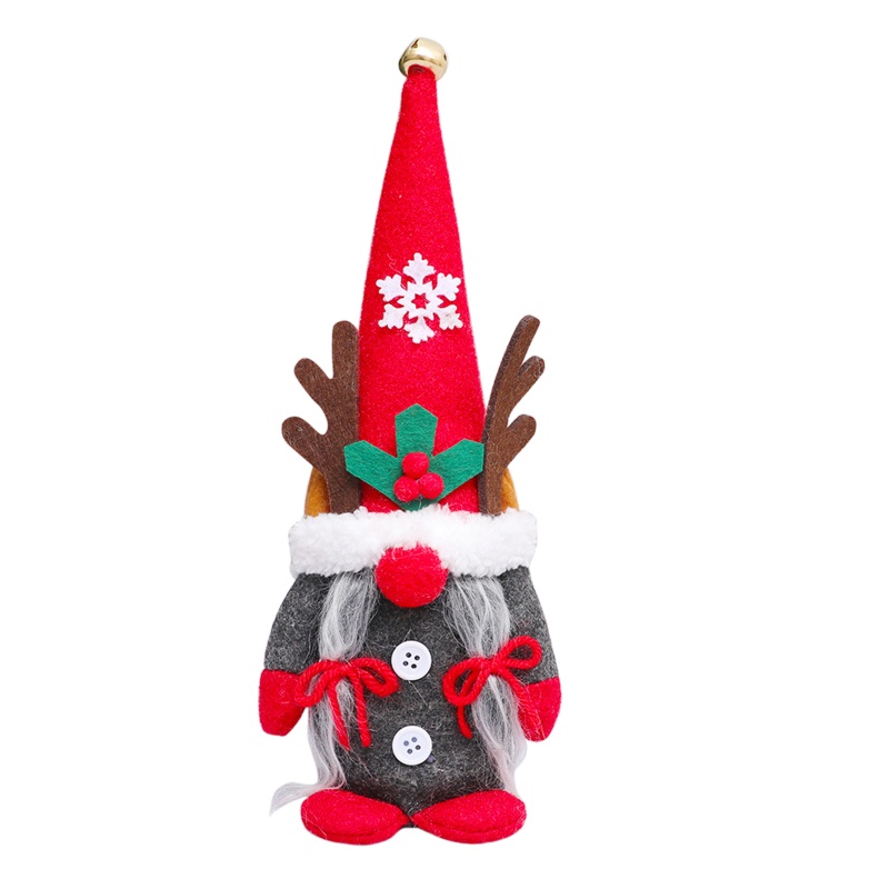 Aoto Phụ Kiện Trang Trí Giáng Sinh Hình Tuần Lộc / Hoa Tuyết / Ông Già Noel Handmade