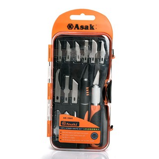 Bộ dao điêu khắc cao cấp 14 chi tiết asaki ak-3960