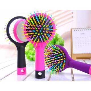 Lược chải Rainbow có gương