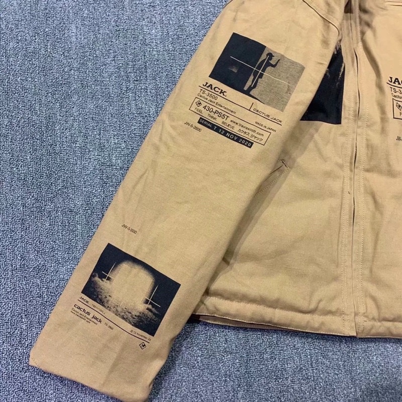 ⚡️⚡️Áo khoác Travis Scott / Travis Scott Playstation SYSTEM WORK JACKET
