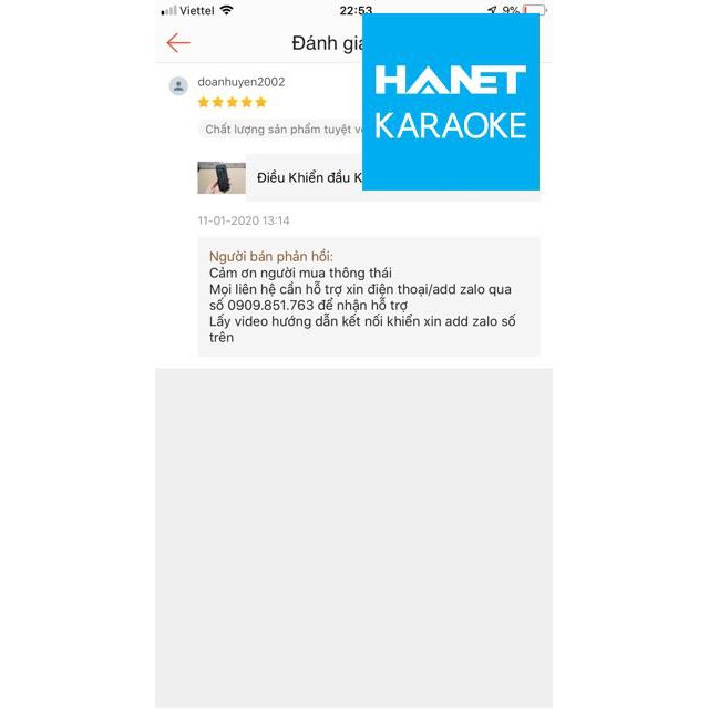 Điều Khiển đầu Karaoke HANET PlayX One