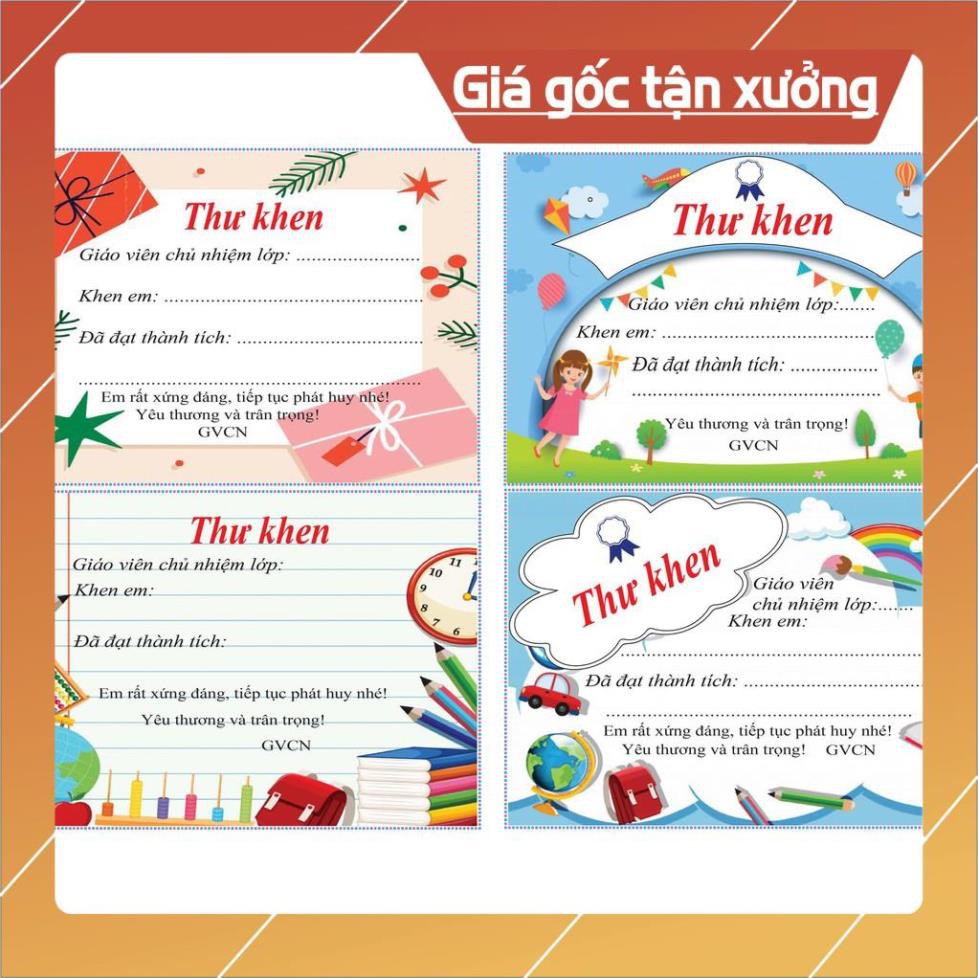 * Siêu rẻ * Thư khen A5 (100 tờ/set)