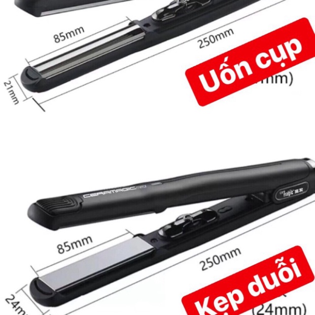 ĐỈNH CỦA CHÓP-MÁY LÀ TÓC CAO CẤP TITANIUM - BẢN CONG VÀ BẢN THẲNG