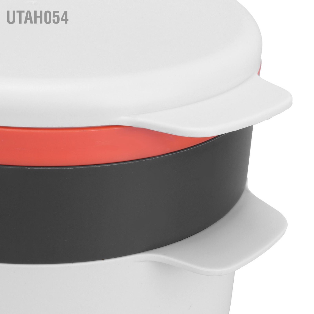 Utah054 Hộp Hấp Cơm Hình Tròn Đa Chức Năng Lò Vi Sóng Đặc Biệt Cho Bếp Tại Gia