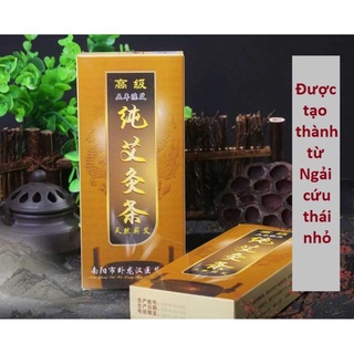 Hộp 10 điếu ngải cứu.Nhang Điếu ngải cứu dùng trong châm cứu,đông y