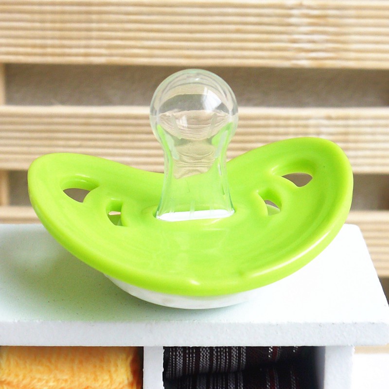 Núm Ti Giả Hình Tròn Bằng Silicone Cho Bé