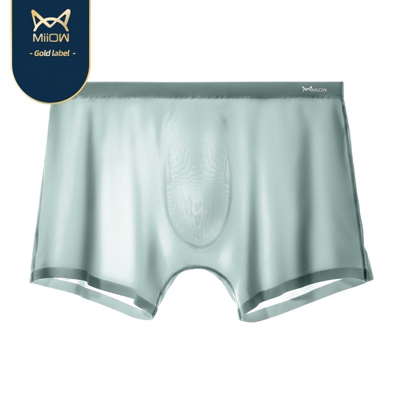 Quần lót boxer nam MB304 vải lụa lạnh siêu mỏng thoáng khí thời trang mùa hè