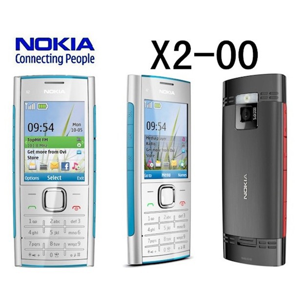 Điện thoại nokia x2 00 giá rẻ kèm theo phụ kiện (pin+sạc)