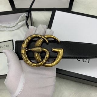 GUCCI GUCCI Thắt Lưng Da Kiểu Dáng Sang Trọng Dành Cho Nam