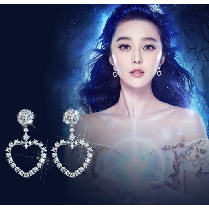 Bông Tai Bạc Trái Tim