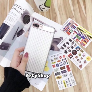 Ốp full vali sticker dán iphone X
