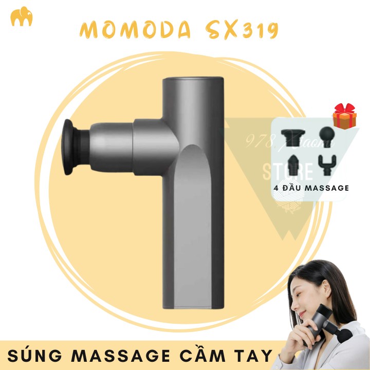 Súng massage cầm tay Xiaomi Momoda SX319 - Máy trị liệu giảm căng cơ Momoda SX319