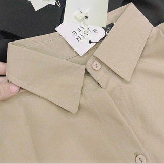 Đầm váy nữ basic cổ sơ mi cài cúc chiết eo lưng chun-SIKY VX09