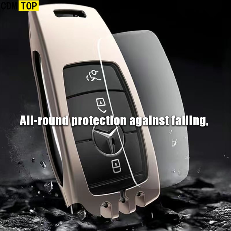 Vỏ Bọc Bảo Vệ Chìa Khóa Xe Hơi Benz E300l glc260 Bằng Hợp Kim Kẽm