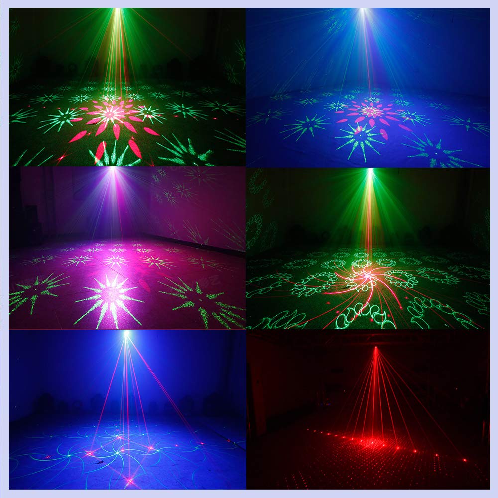 Đèn Laser Mini Chính Hãng Cảm Biến Theo Nhạc Dùng Cho Phòng Bay Karaoke Bar...