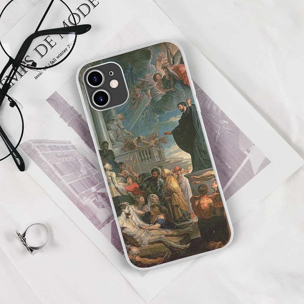 Ốp điện thoại phiên tòa phong cách phục hưng cho iphone 6 - iphone 13 PHG20210130