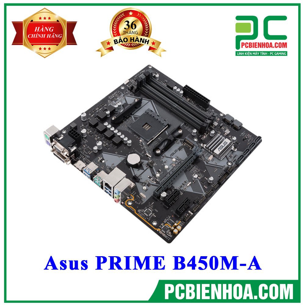 Bo mạch chủ ASUS PRIME B450M-A