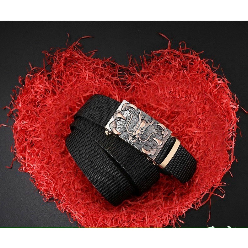 Thắt lưng nam dây vải dù mặt kim loại cá tính siêu bền chất đẹp phong cách độc lạ Trẻ Trung Năng Động