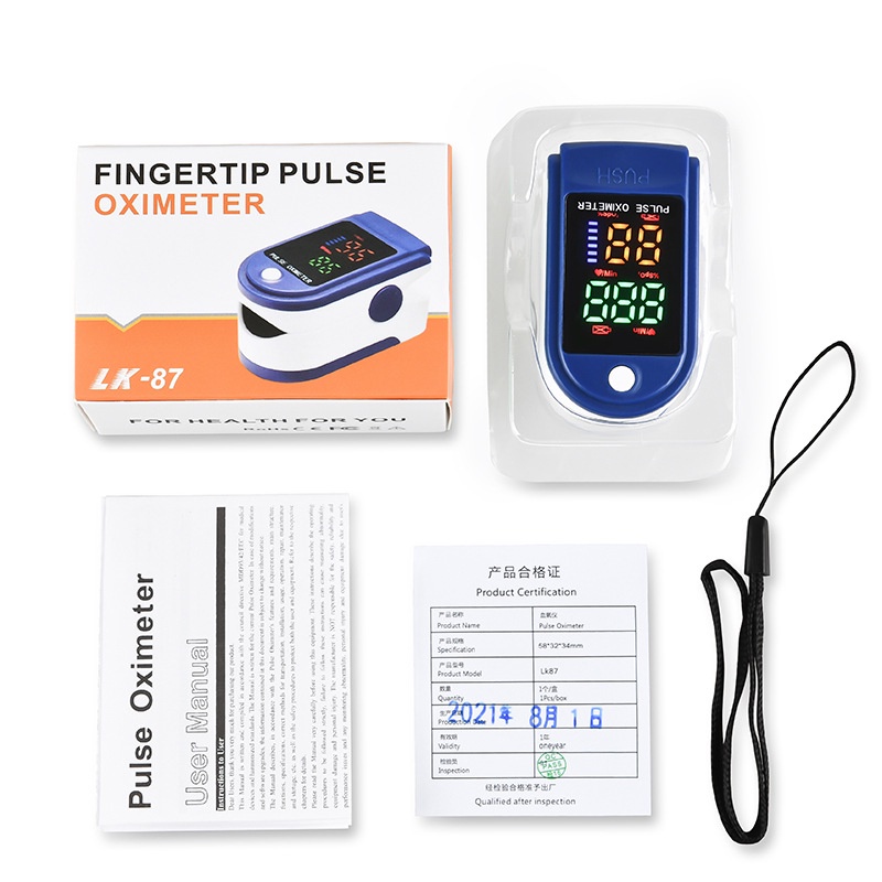 Máy đo nồng độ oxy pulse oximeter nồng độ oxy trong máu , đo nhịp tim. Đo thông số chuẩn, nhanh gọn. BH 5 năm.