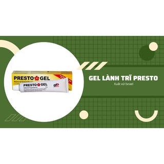 Gel bôi trĩ nội, trĩ ngoại Presto gel nhập khẩu Israel 25g/týp