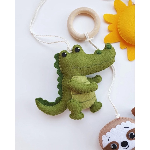 THÚ TREO NÔI, TREO KỆ CHỮ A CHO BÉ Mẫu Thú Rừng 4