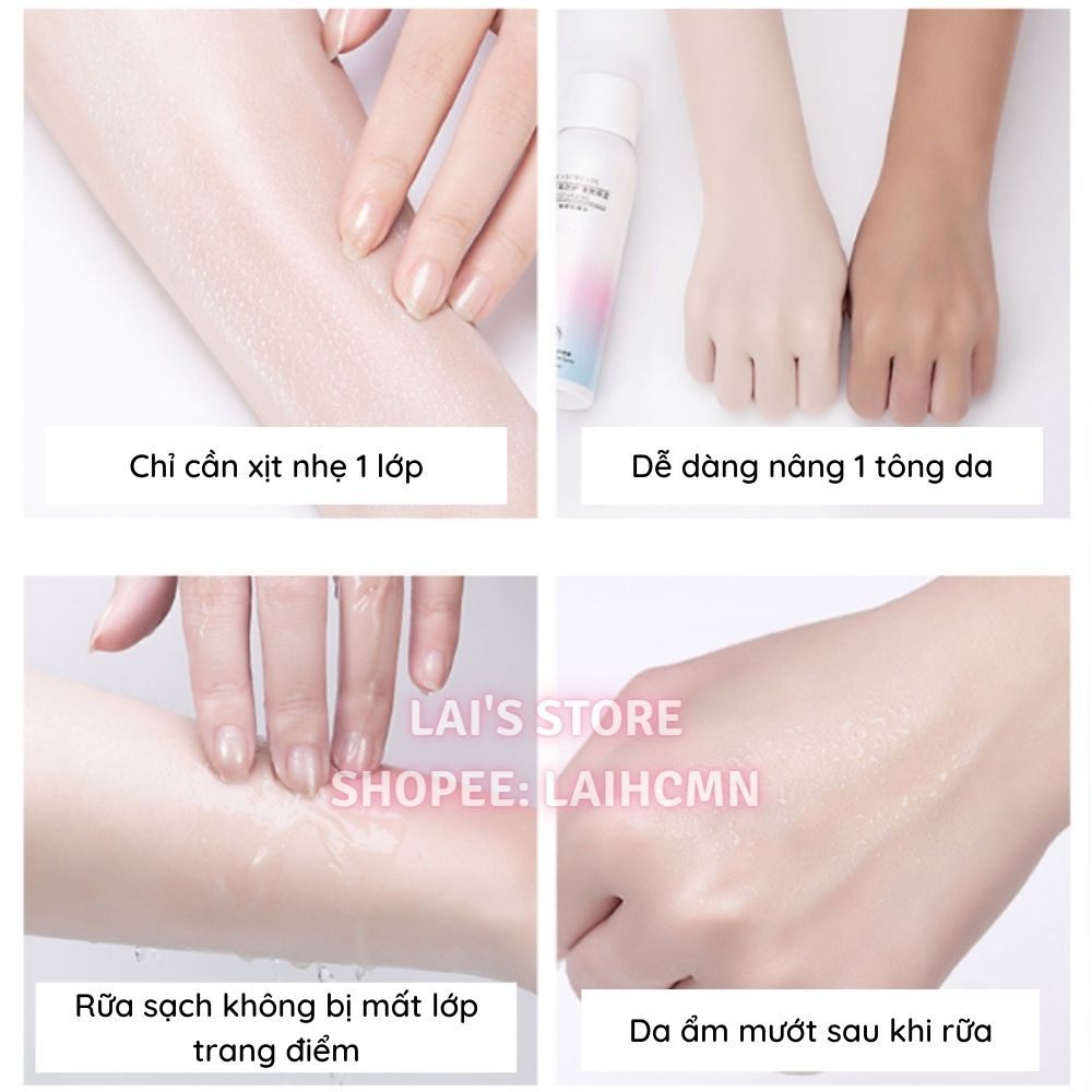 Xịt Chống Nắng Trắng Da Maycreate Moisturizing Spray - LAI'S STORE