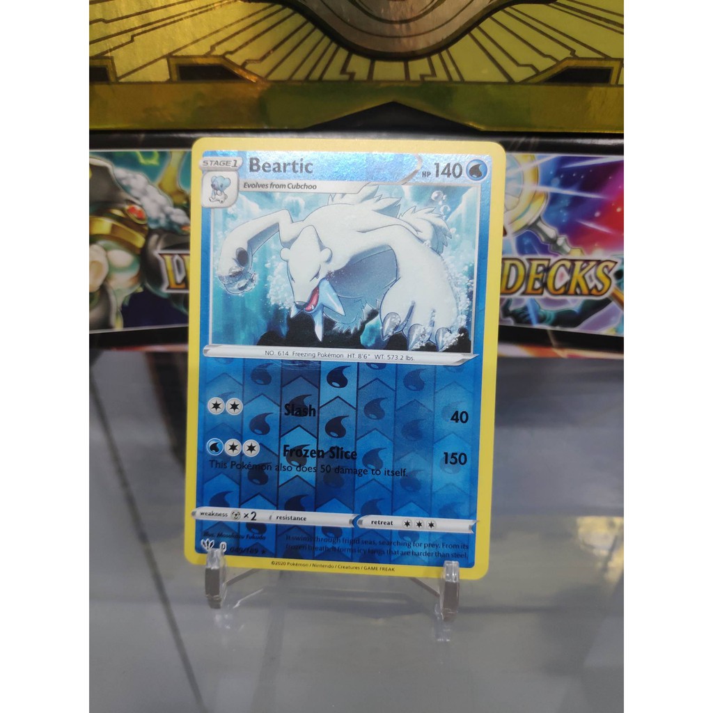 [ Dưa Hấu Yugioh ] Lá bài thẻ bài Pokemon Beartic