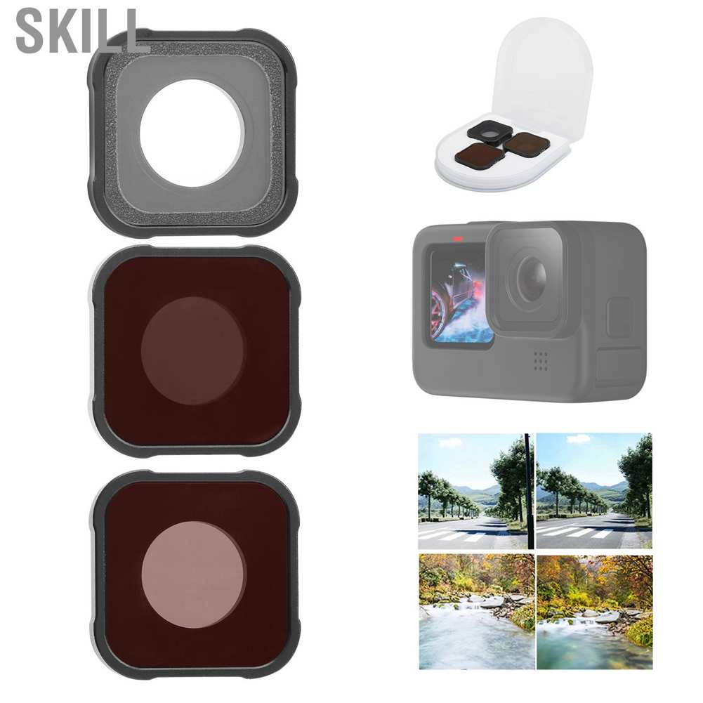 Bộ lọc máy ảnh 3 trong 1 CPL/ND8/ND16 cho GOPRO HERO9 | BigBuy360 - bigbuy360.vn