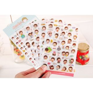 Set 6 tấm sticker momoi