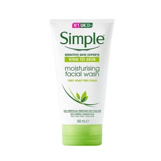 Sữa rửa mặt Simple dưỡng ẩm