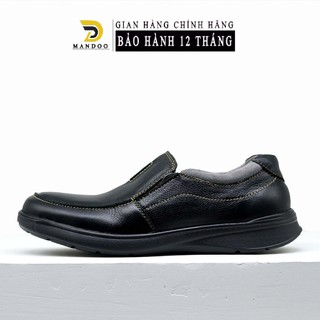 Giày lười công sở da bò nguyên miếng 100% - Giày lười tăng chiều cao phong cách, lịch lãm