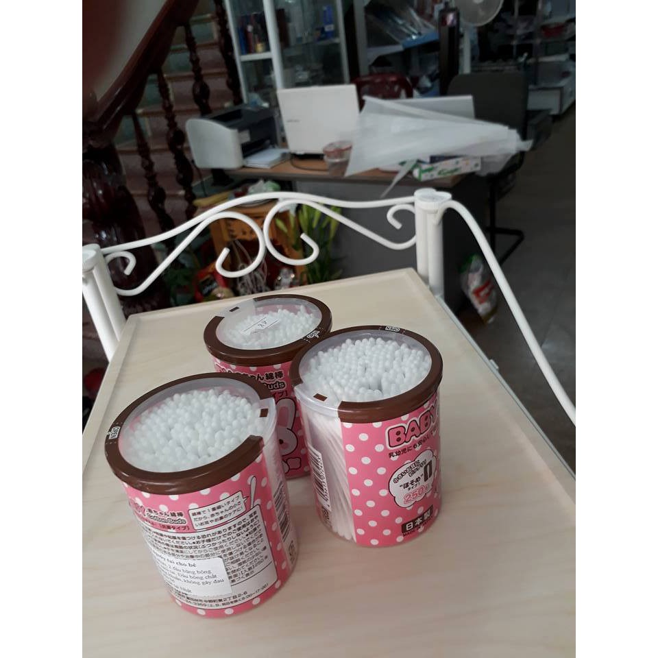 Set 250 bông ngoáy tai kháng khuẩn cao cấp cho bé